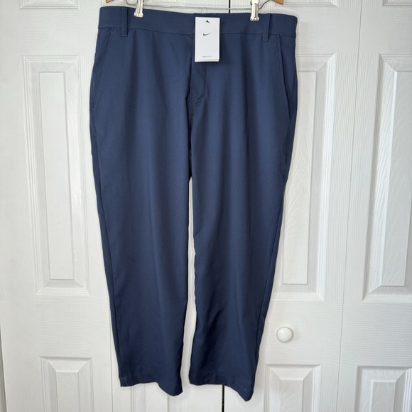 $80 New Nike Dri-Fit Victory Golf Pants Navy Blue Mens 36x30 READ! DN2397-451 - Picture 1 of 8